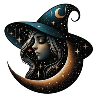 NonStop Stickers - Moon Witch